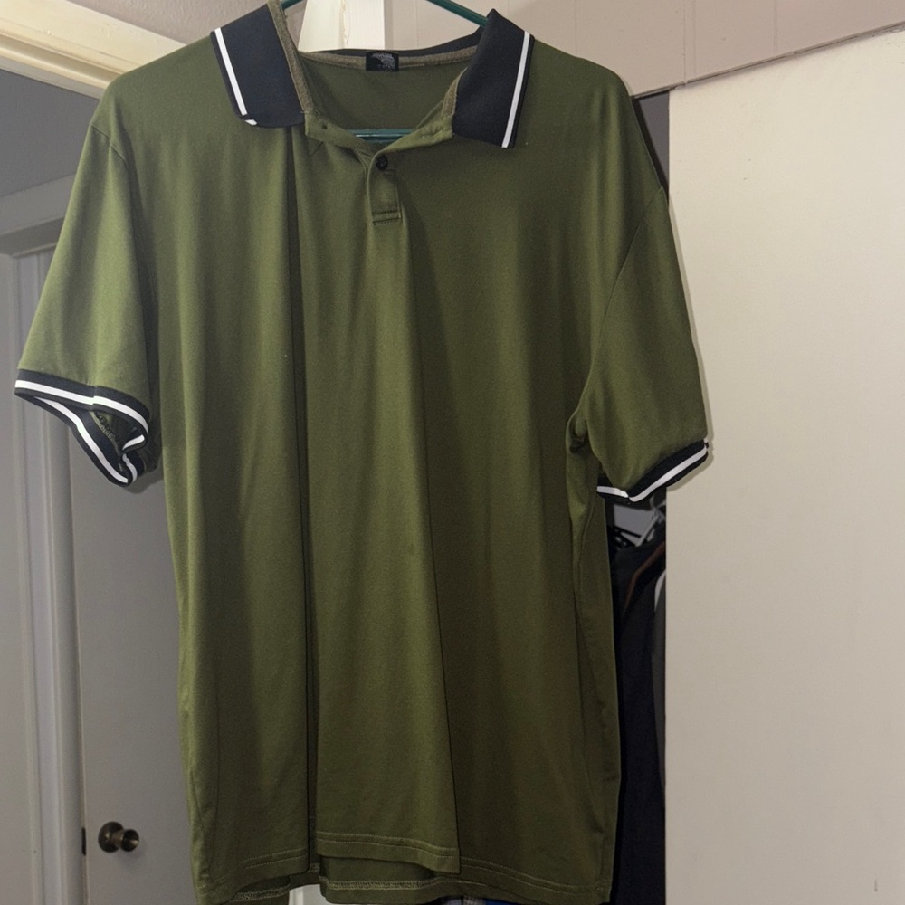 Men's Olive Green Polo Shirt